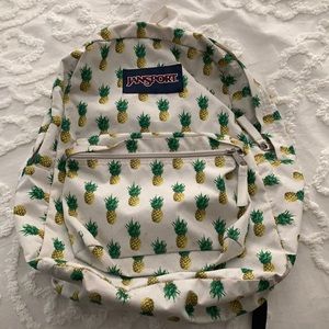 Pineapple Jansport book bag